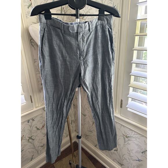 J.CREW Pants - J. Crew Chinos Gray Straight Leg Cotton Mid Rise Pants Women’s Size 27